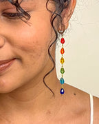 Long Rainbow Earrings