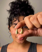 Brass Horse shoe ear-cuff handmade by A Creator's Studio