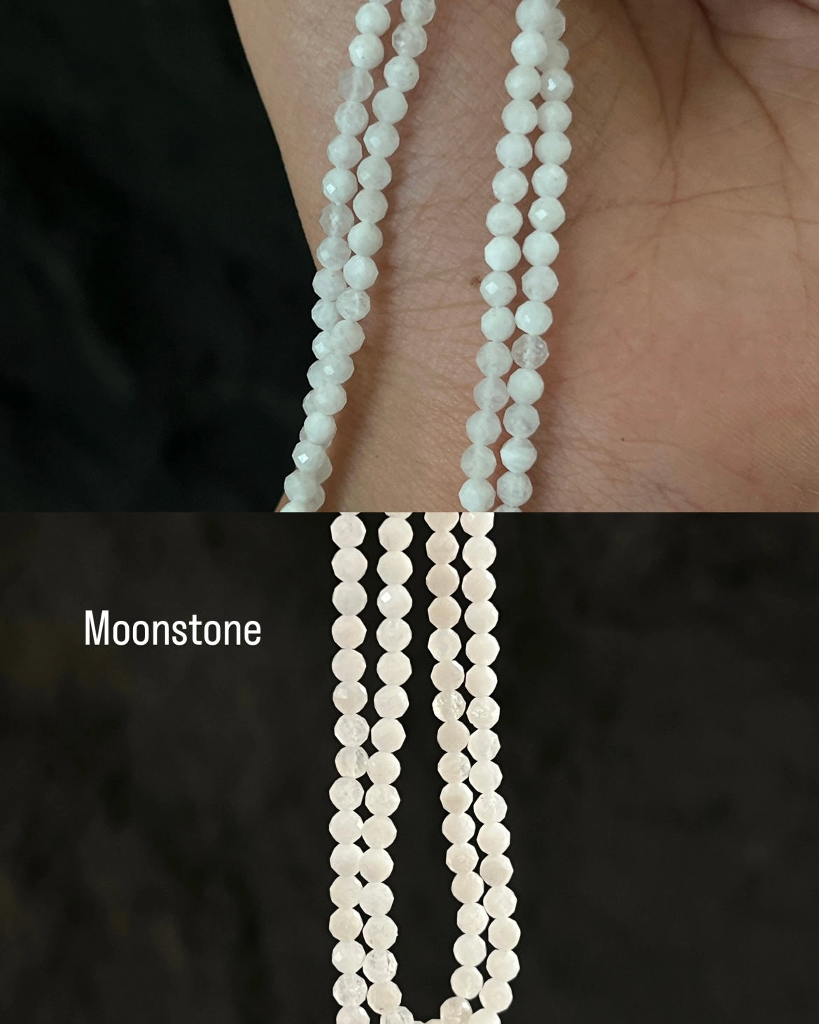 Brass crystal link bracelet with multiple crystal links handmade by A Creator's Studio