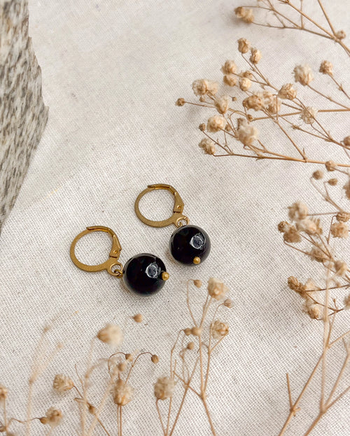 Black Onyx Earrings
