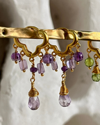 Amethyst Chandelier Earrings
