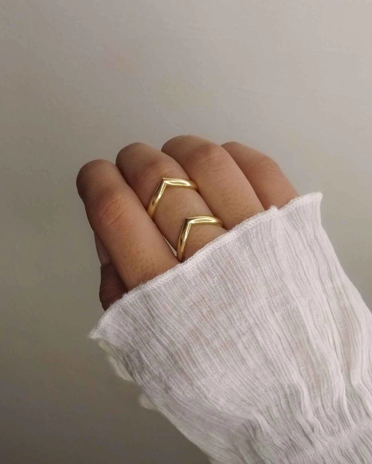 Layered Ring Brass