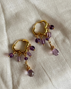 Amethyst Chandelier Earrings