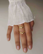 Layered Ring Brass