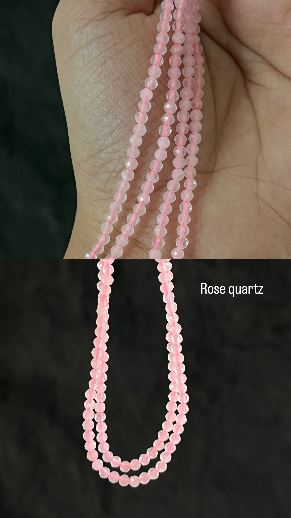 Rose Quartz Crystal Bracelet