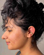 Brass Horse shoe ear-cuff handmade by A Creator's Studio