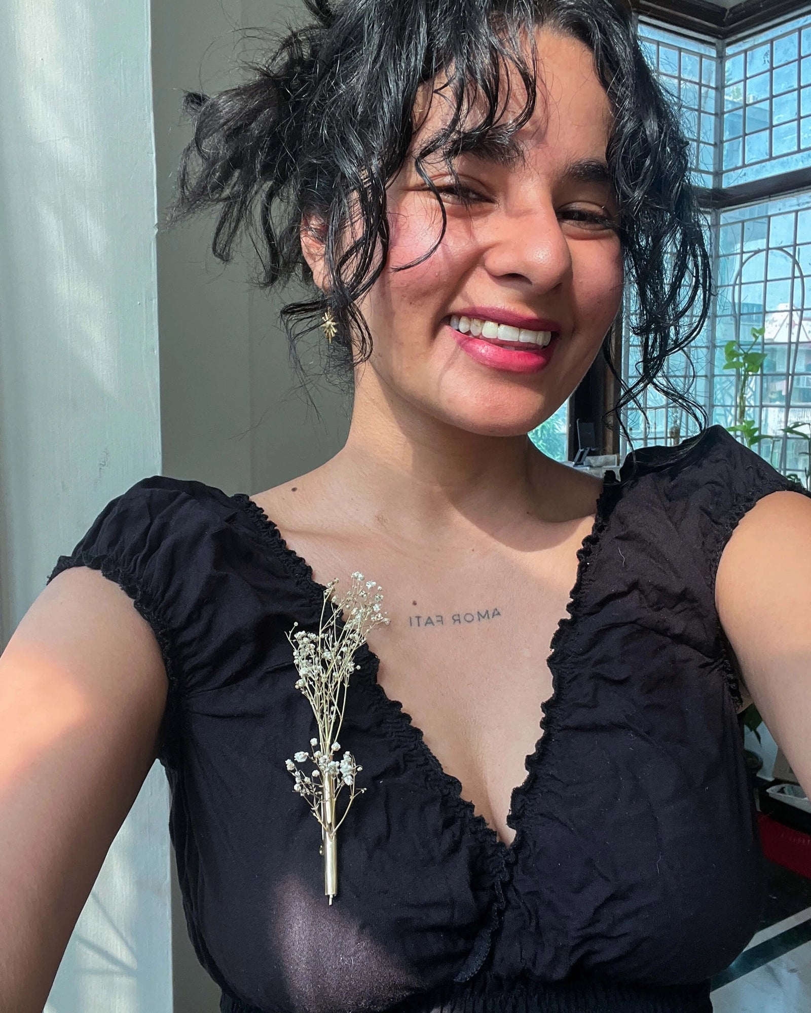 Flower Holder Brooch