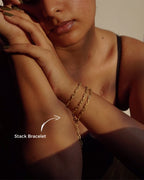 Brass rectangular link chain handmade by A Creator's Studio