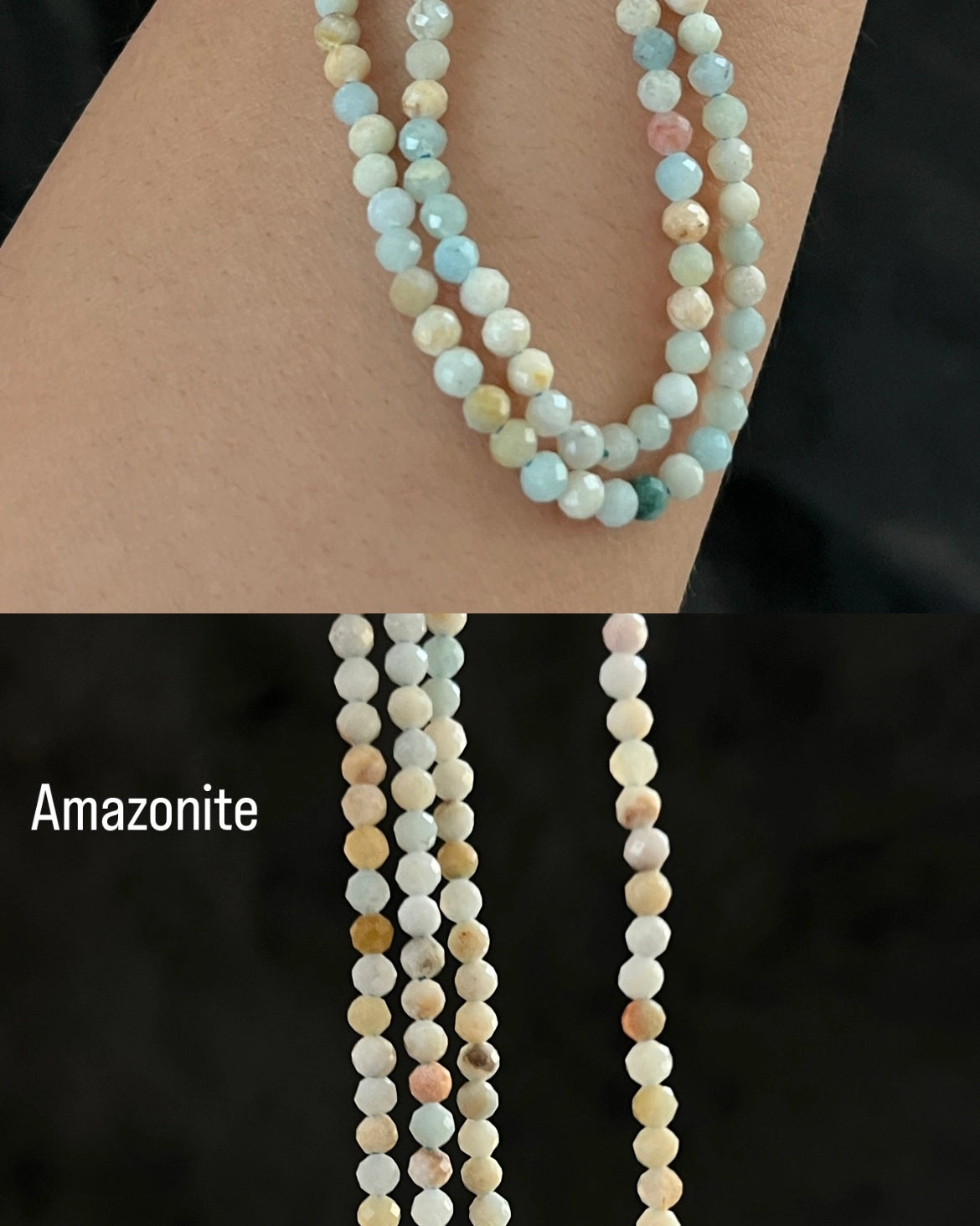 Brass crystal link bracelet with multiple crystal links handmade by A Creator's Studio