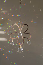 Beaded Flower Suncatcher