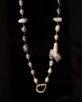 Organic Pearl Linked Necklace