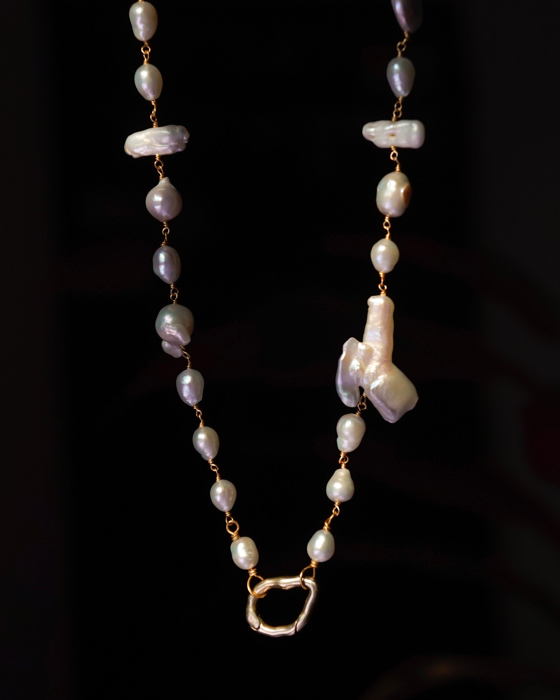 Pearl Linked Necklace