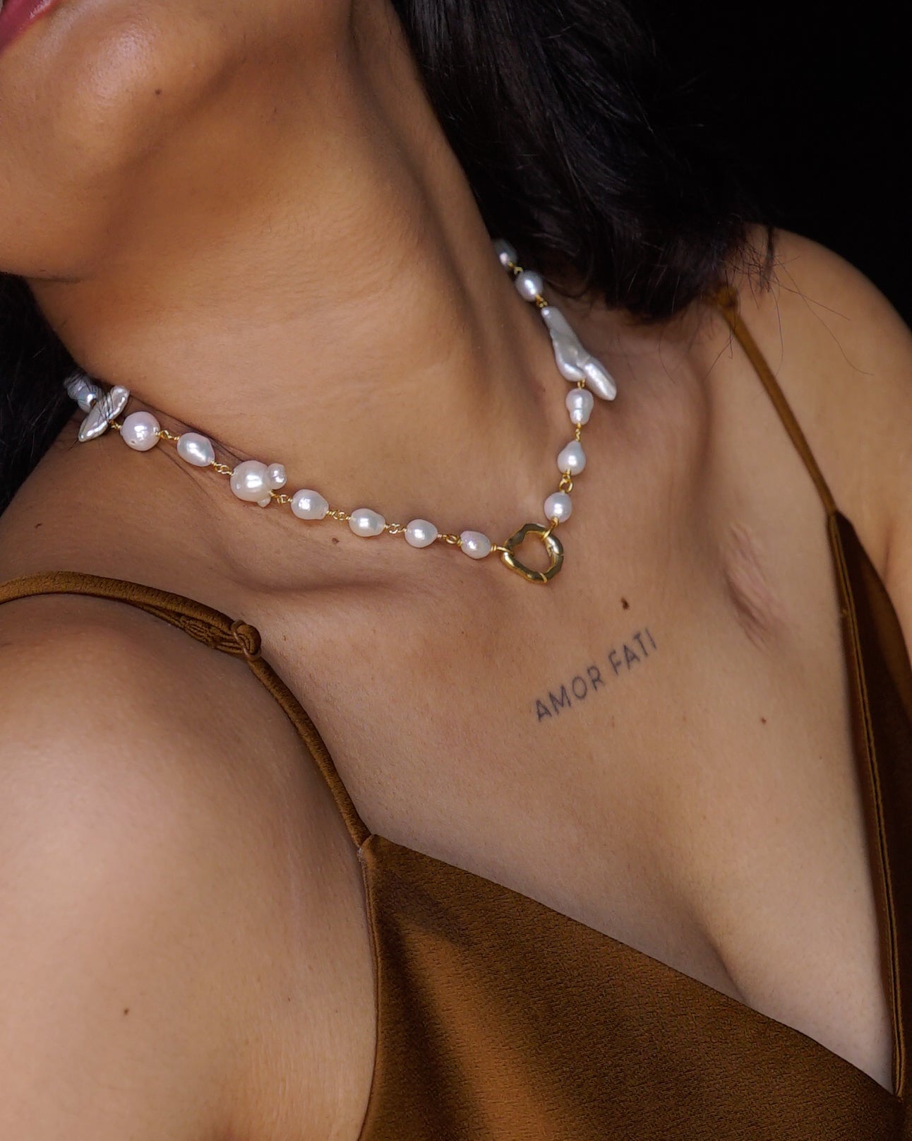 Pearl Linked Necklace