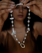 Organic Pearl Linked Necklace