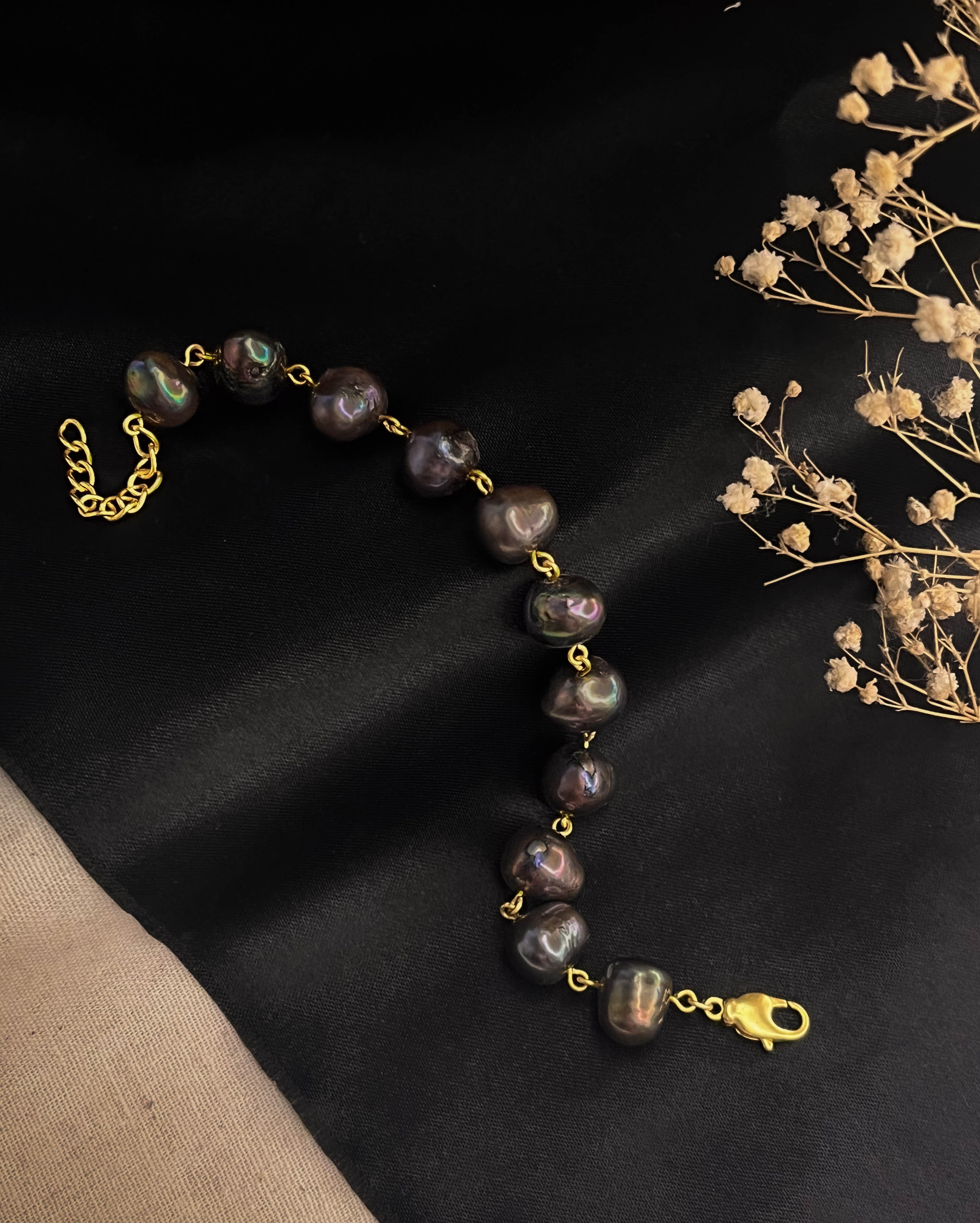 Black Pearl Bracelet