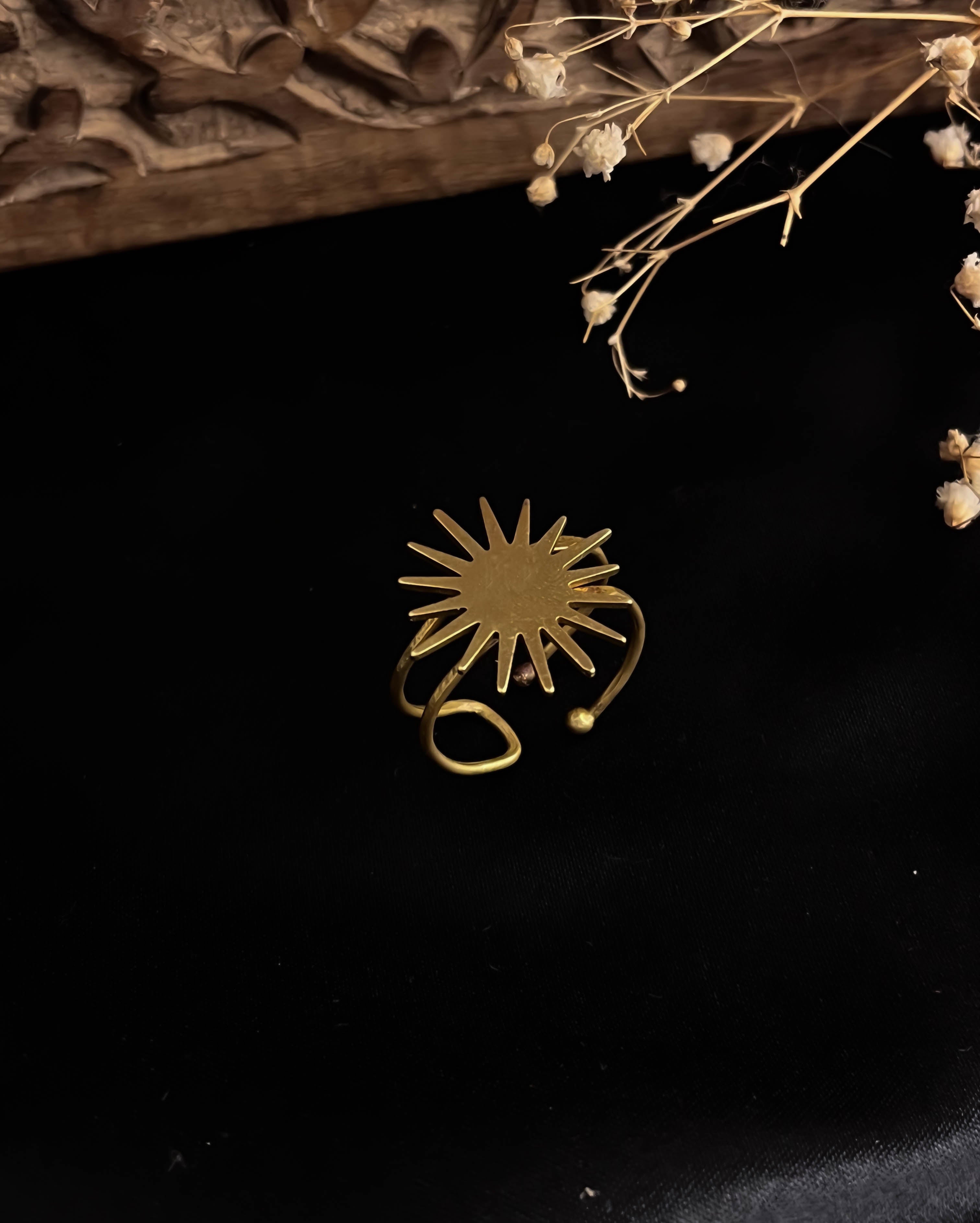 Sun Ring Brass