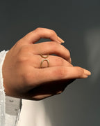 Double stack Ring Brass