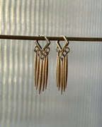 Spikes of gold Huggies