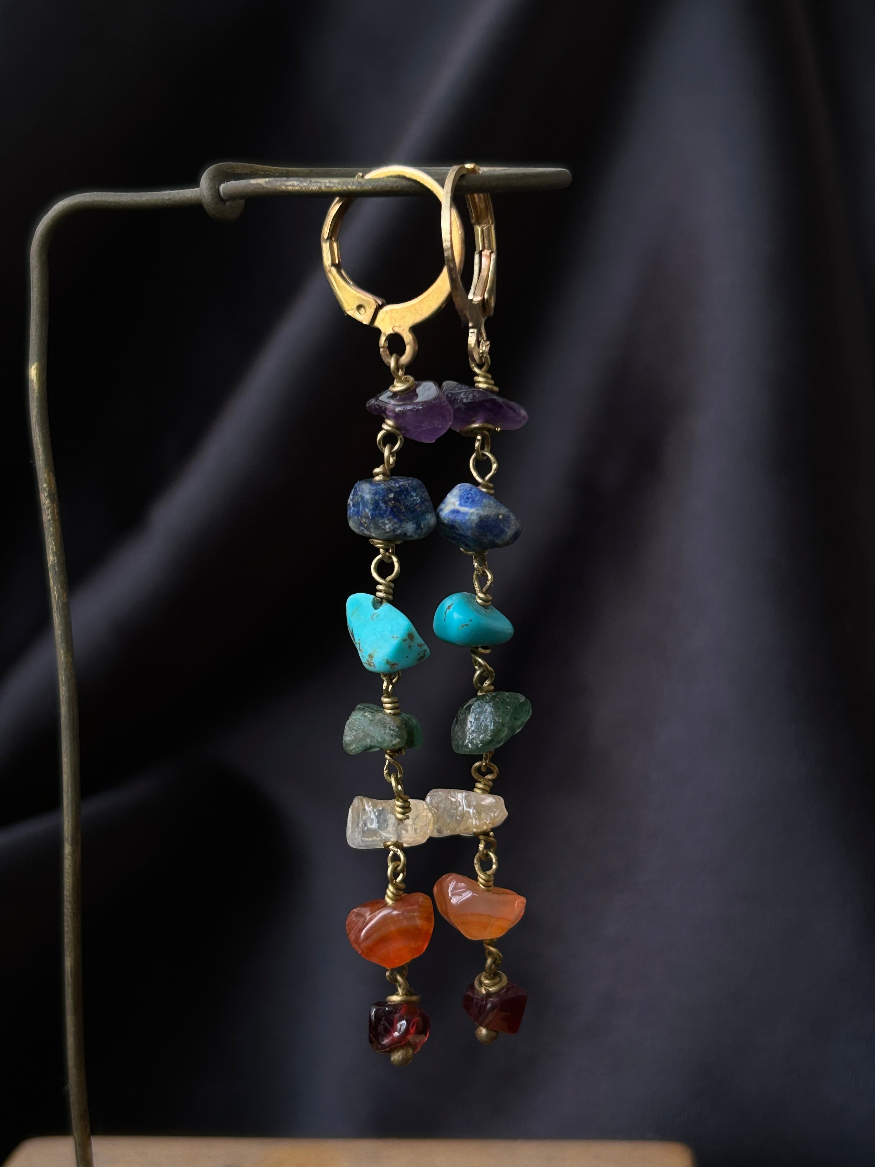 Multistone Earrings