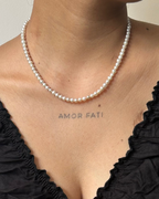 Freshwater Round 4mm pearl Necklace