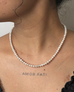 Freshwater Round 4mm pearl Necklace