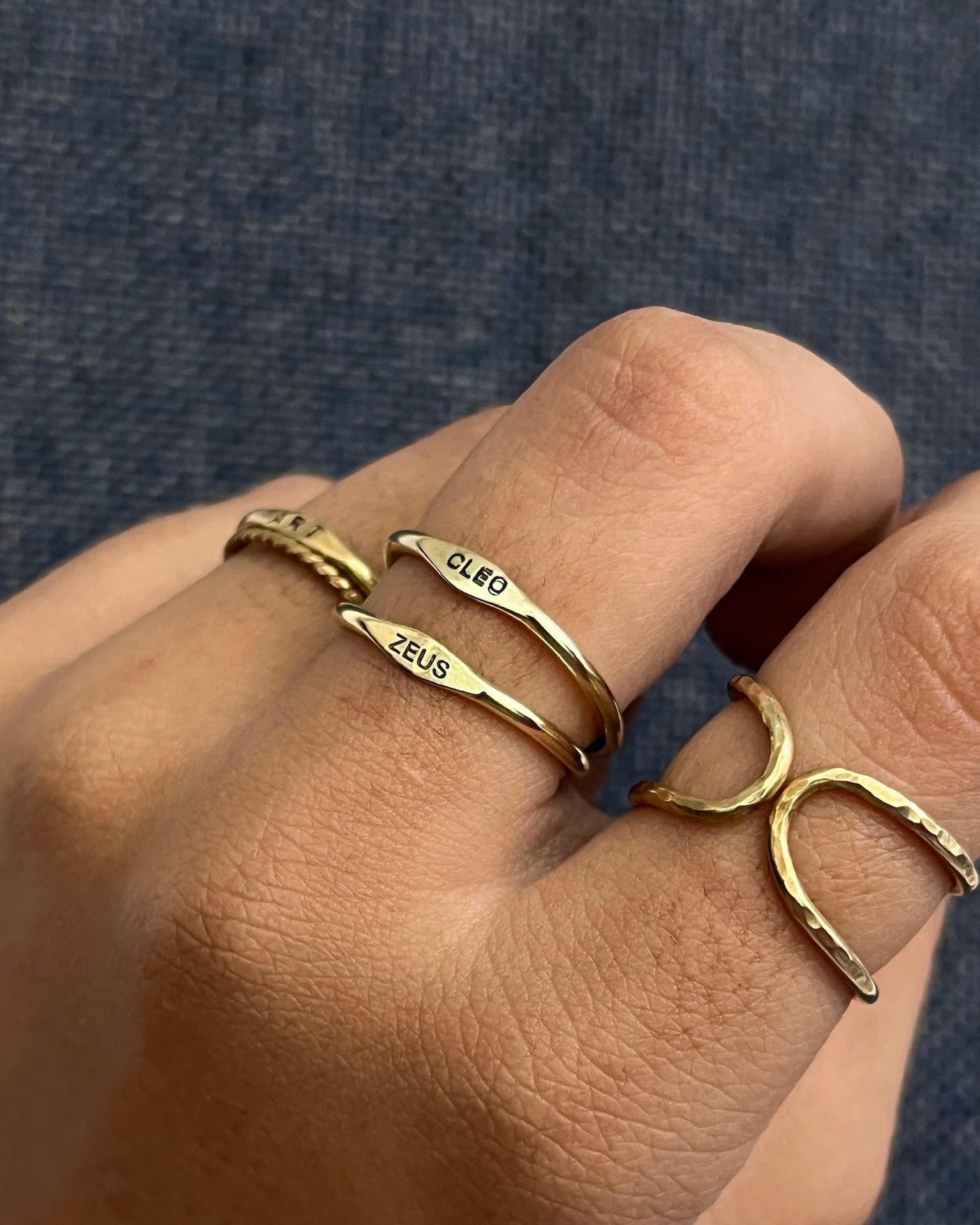 Mantra Ring Brass