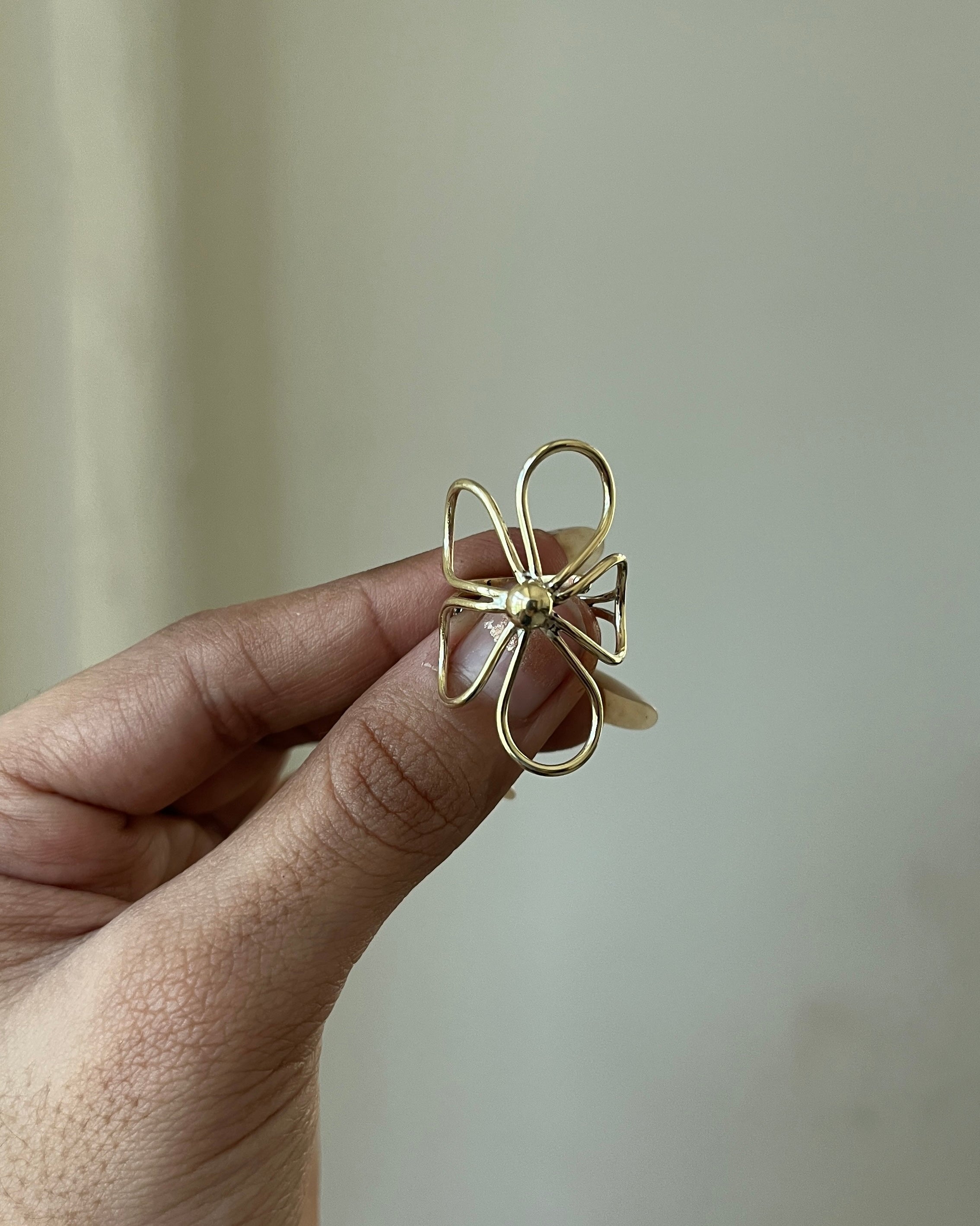 Daisy Ring Brass