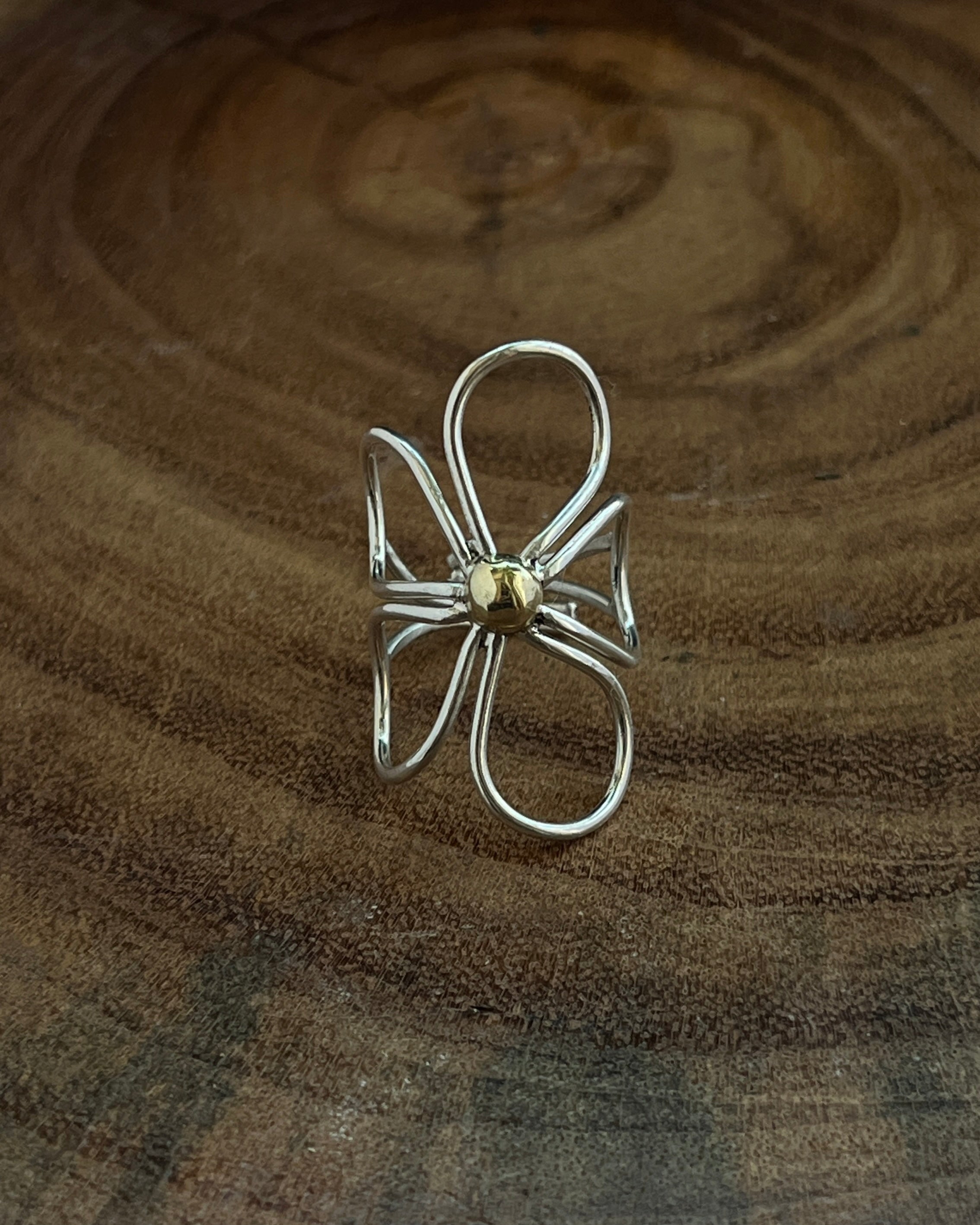 Daisy Ring Silver