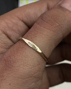 Mantra Ring Brass
