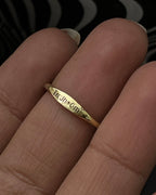 Mantra Ring Brass
