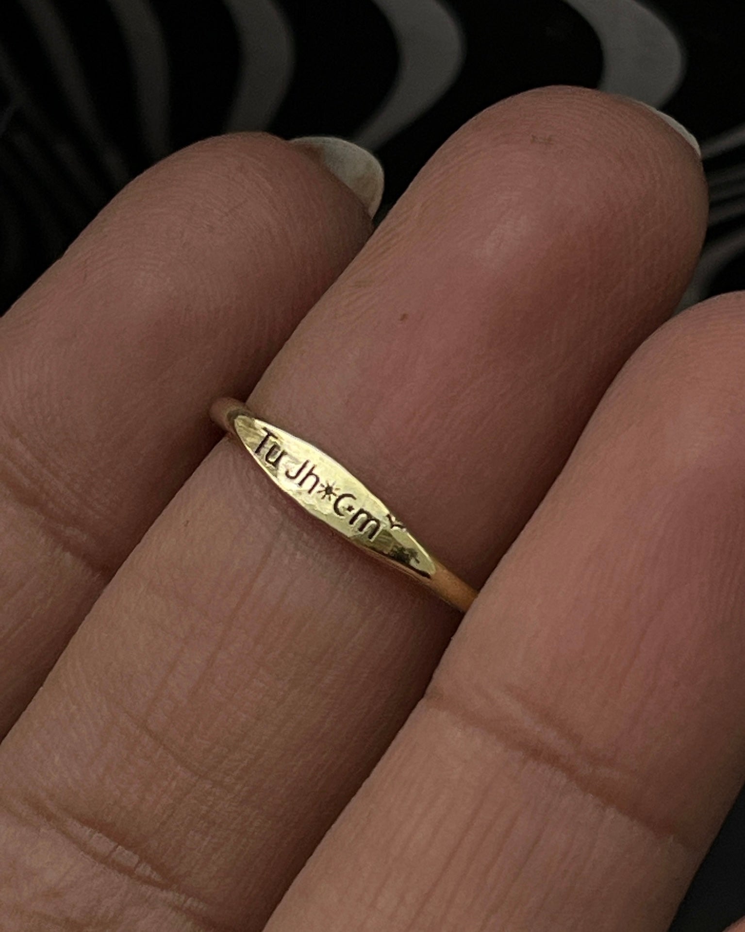 Mantra Ring Brass