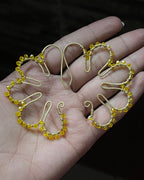 Flower in Bloom Earrings Red