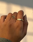Sunset Ring Brass