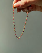 Garnet Anklet