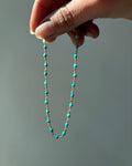 Dyed Turquoise Anklet