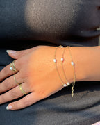 Everyday Layered Pearl Bracelet