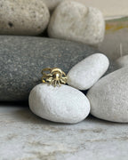 Sun and Moon Ring Set Brass