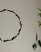 African Turquoise Crystal Bangle