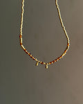 Carnelian crystal Anklet
