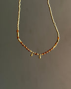 Carnelian crystal Anklet