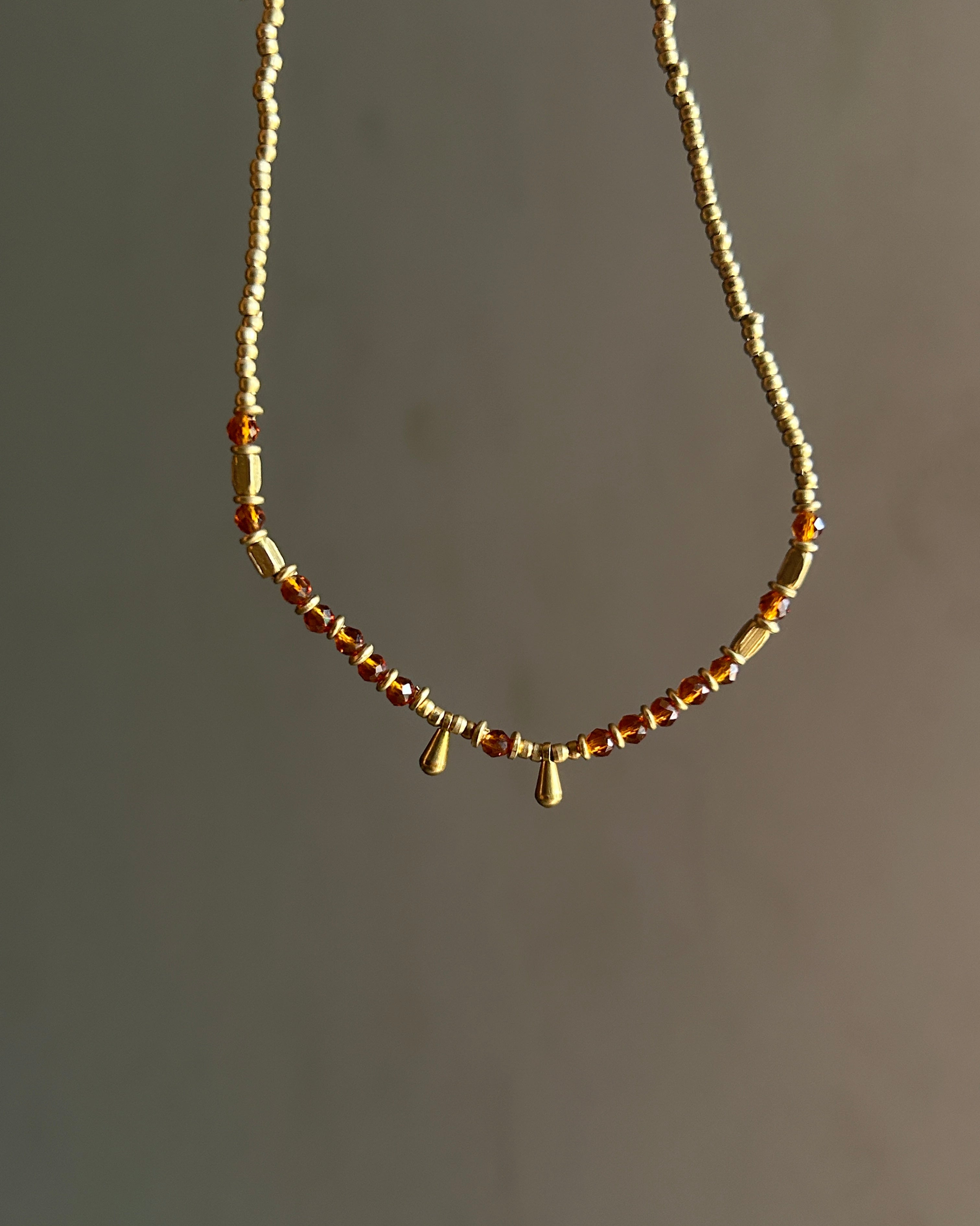 Carnelian crystal Anklet