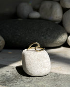 Flat Wave Ring Brass