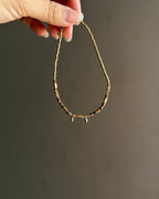 Tiger Eye drop Anklet