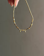 Tiger Eye drop Anklet