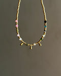 Multi Agate drop Anklet