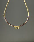 Amethyst drop Anklet
