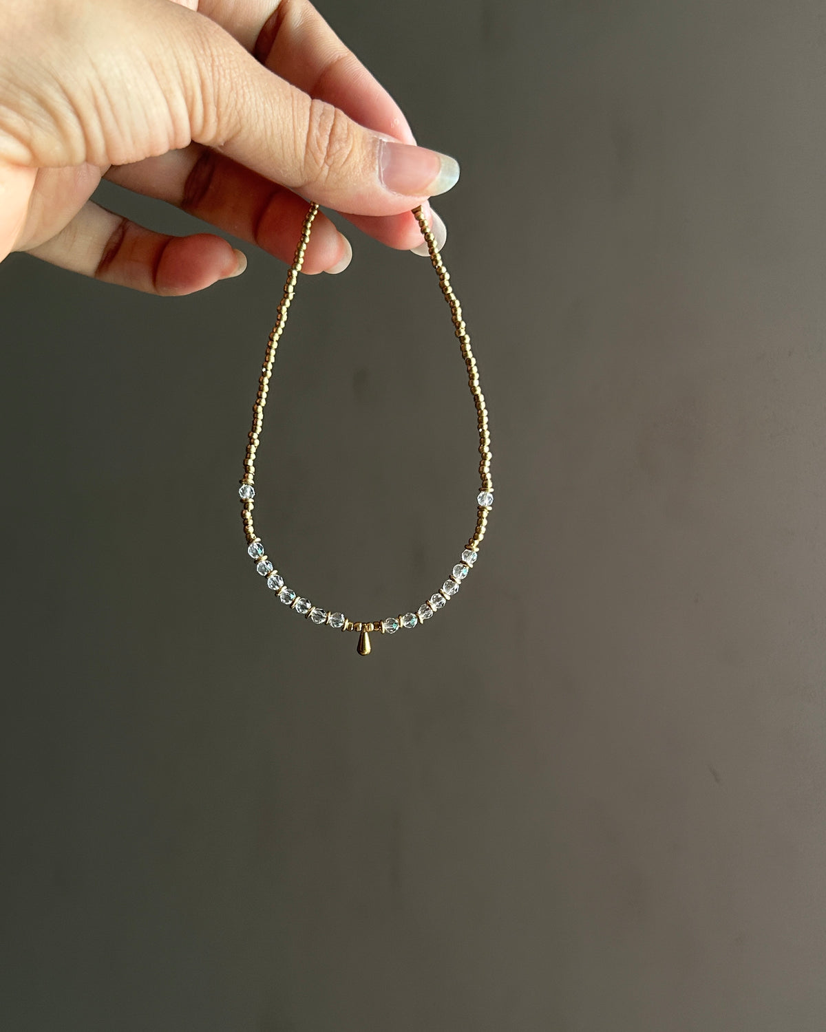 Glass drop Anklet