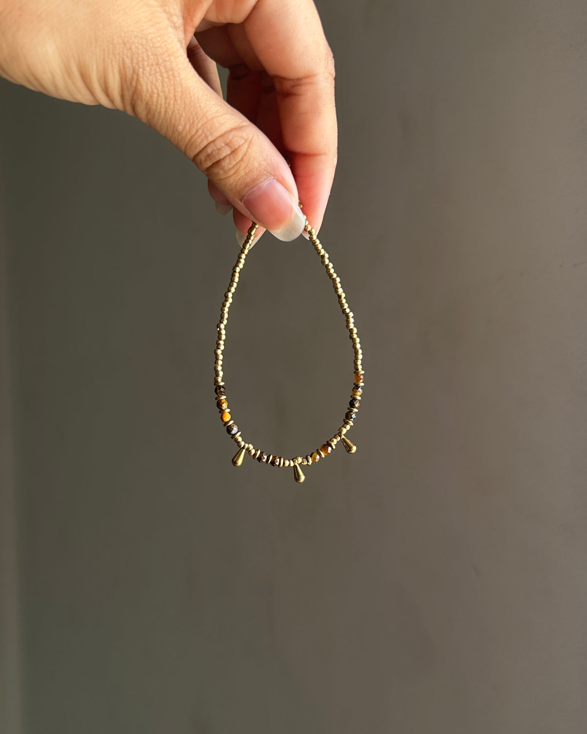 Tiger Eye Drop Bracelet