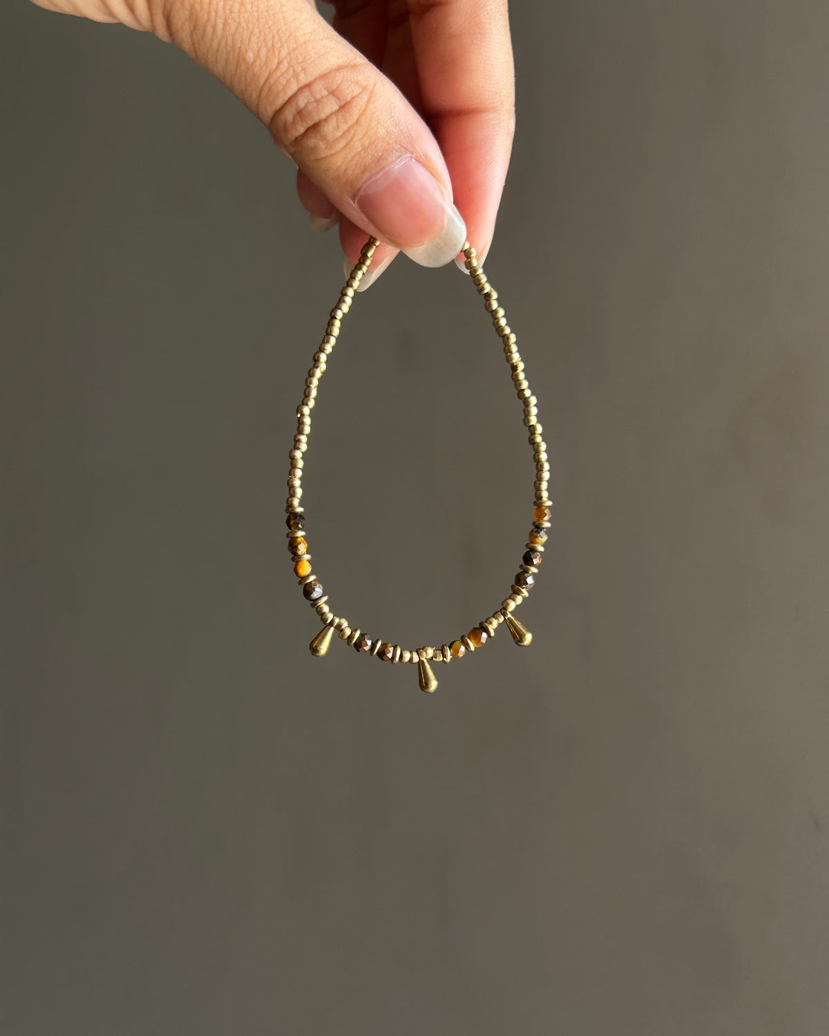 Tiger Eye Drop Bracelet