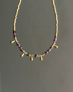 Amethyst Drop Bracelet